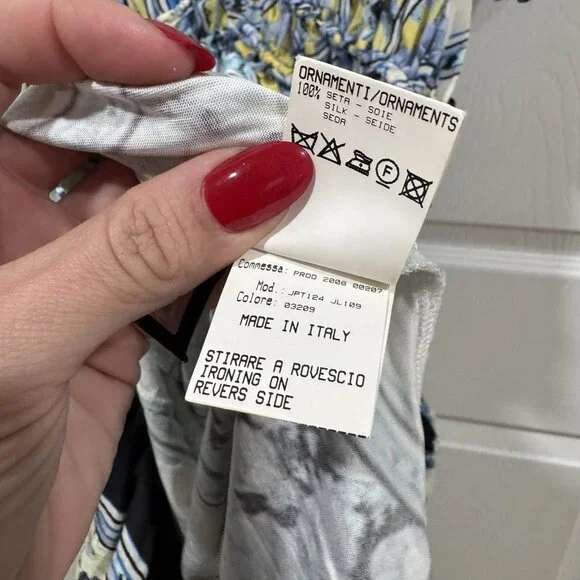 Roberto Cavalli Jpt124‎ Dress Boho Chic Size 38 Multicolored - Picture 11 of 13